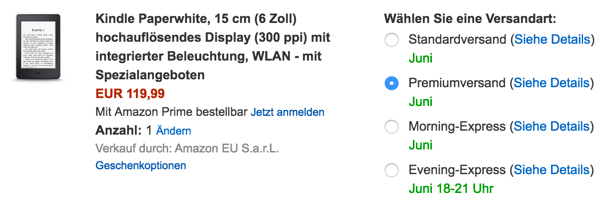 Amazon auf Rechnung kaufen
